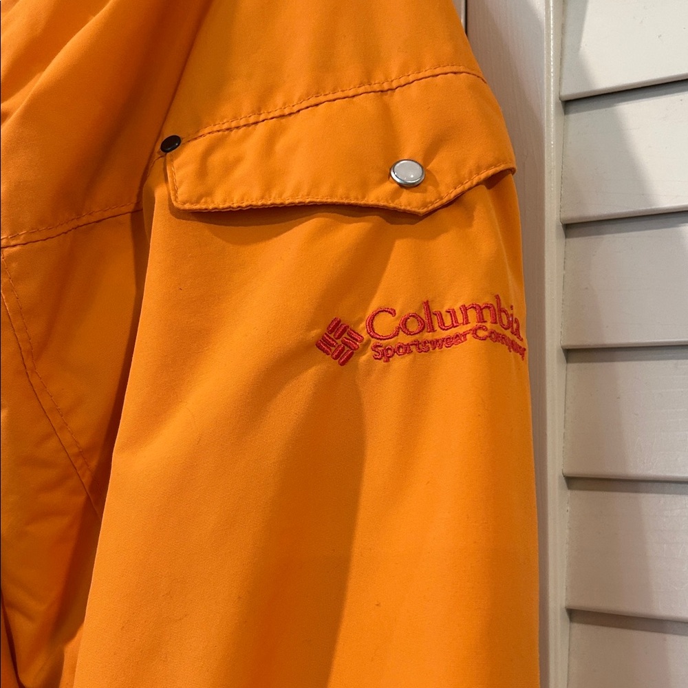 Columbia Orange/Dark Orange REVERSIBLE Utility Jacket Size S - Picture 6 of 10
